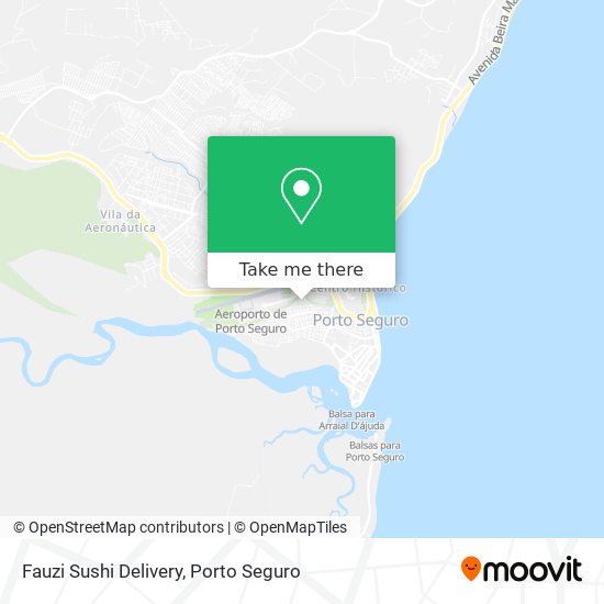 Fauzi Sushi Delivery map