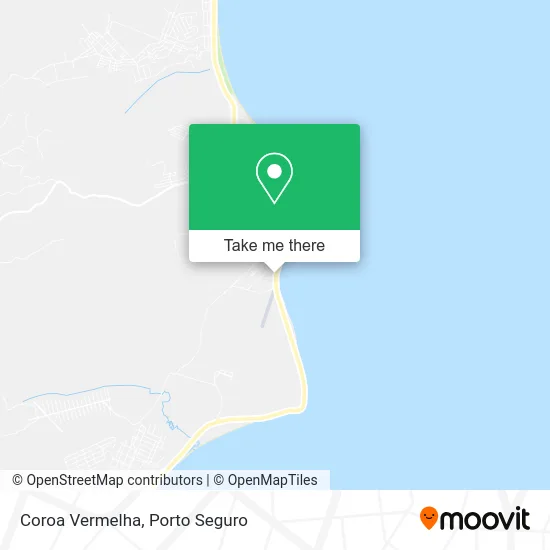 Coroa Vermelha map