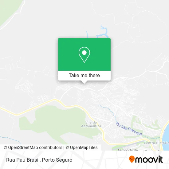 Rua Pau Brasil map