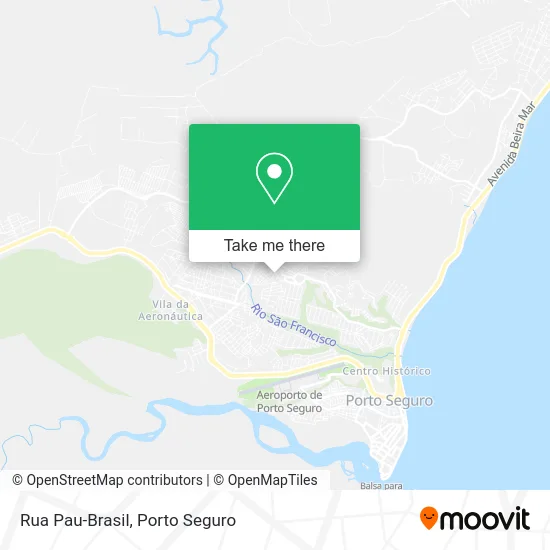 Rua Pau-Brasil map