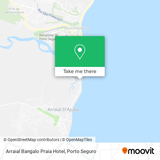Arraial Bangalo Praia Hotel map