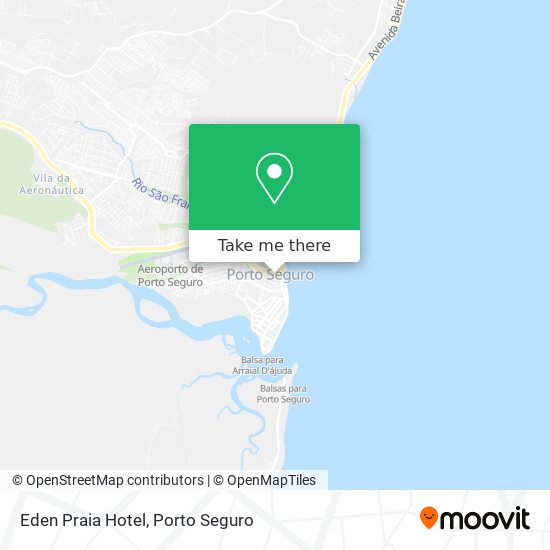 Eden Praia Hotel map