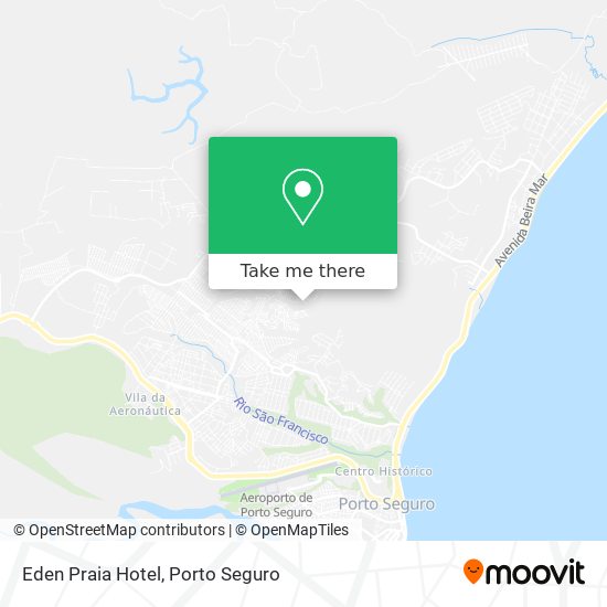 Eden Praia Hotel map