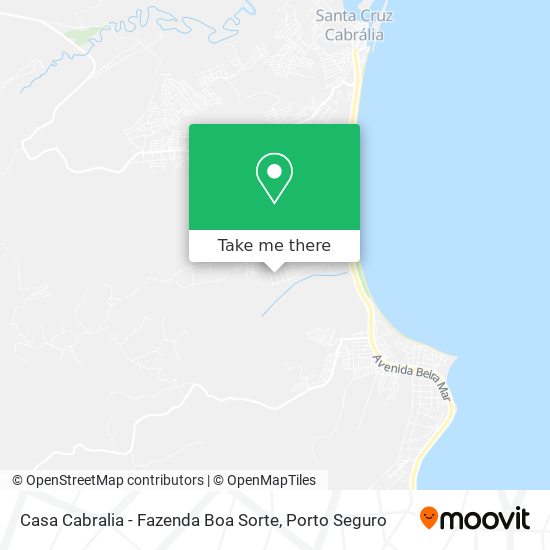 Casa Cabralia - Fazenda Boa Sorte map