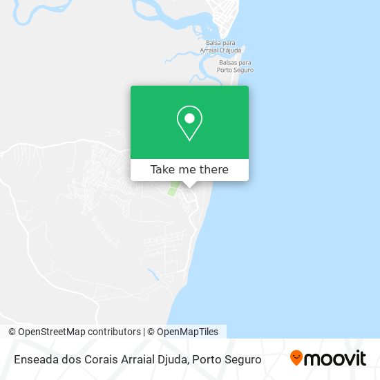 Enseada dos Corais Arraial Djuda map