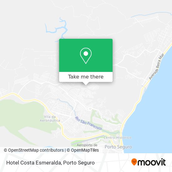 Hotel Costa Esmeralda map