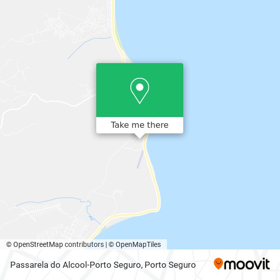 Mapa Passarela do Alcool-Porto Seguro