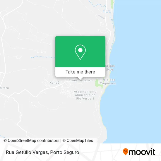Rua Getúlio Vargas map
