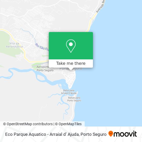 Eco Parque Aquatico - Arraial d' Ajuda map