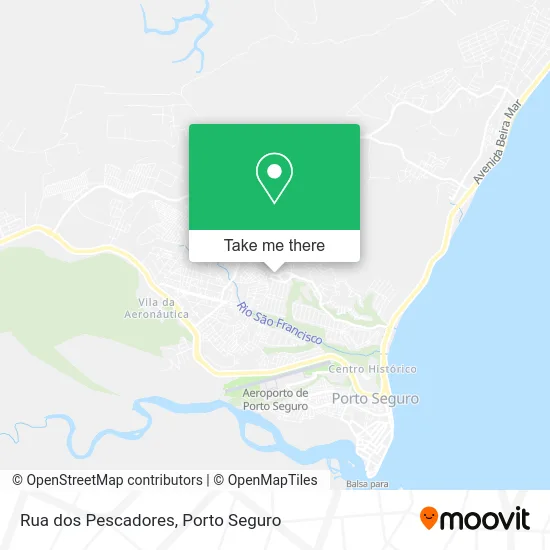 Rua dos Pescadores map