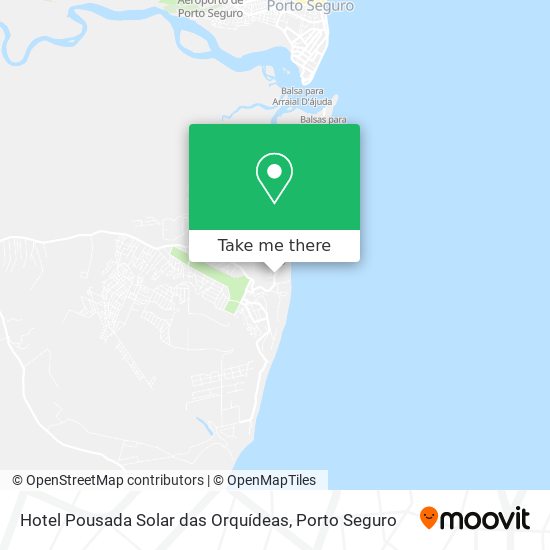 Hotel Pousada Solar das Orquídeas map