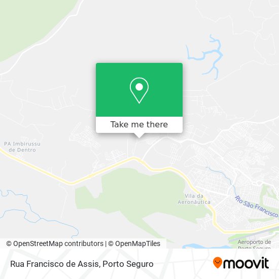 Rua Francisco de Assis map