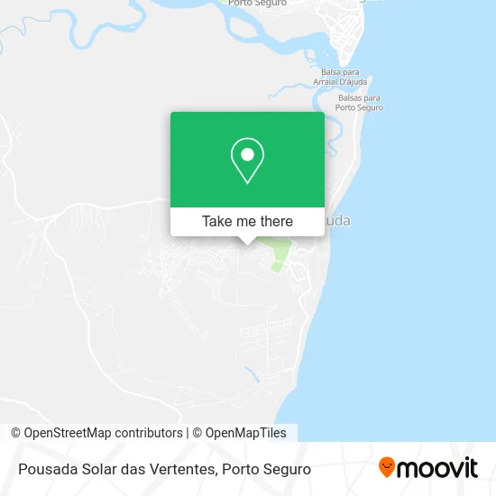 Pousada Solar das Vertentes map