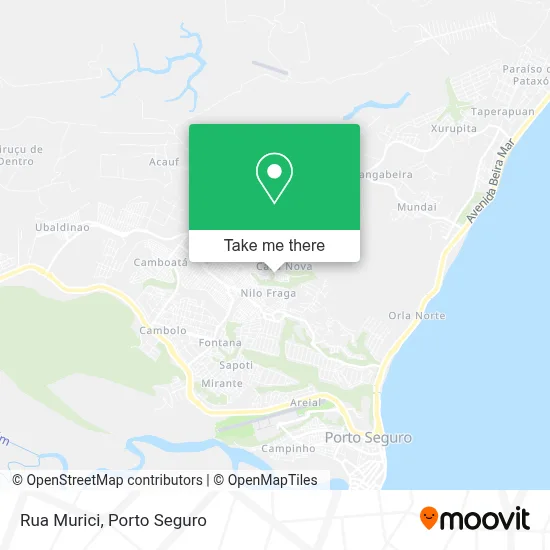 Rua Murici map
