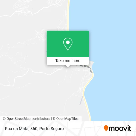 Rua da Mata, 860 map