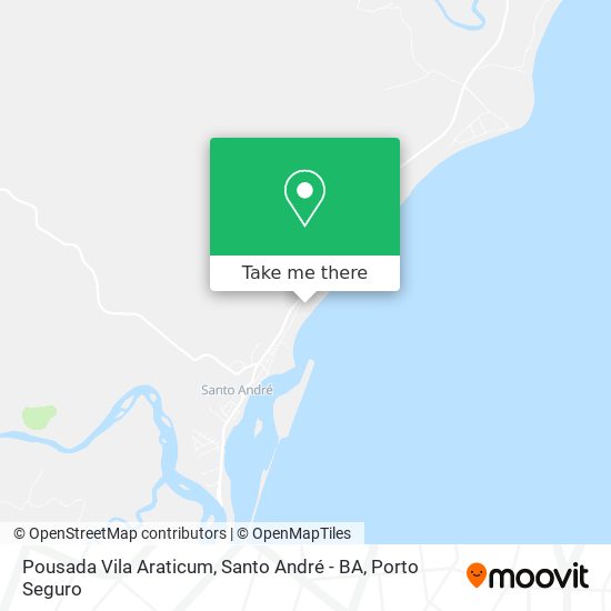 Pousada Vila Araticum, Santo André - BA map