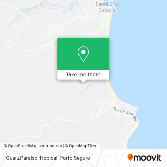 Guaiú,Paraíso Tropical map