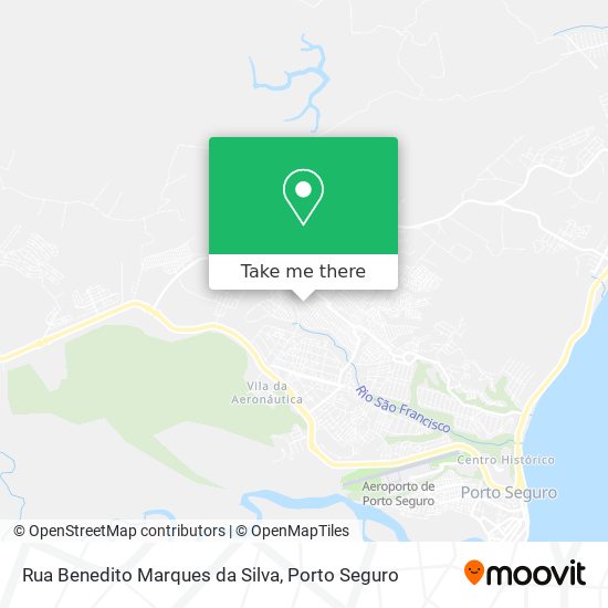 Mapa Rua Benedito Marques da Silva