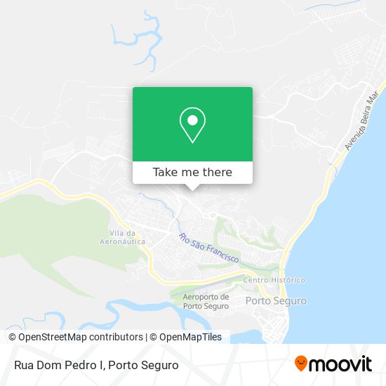 Mapa Rua Dom Pedro I