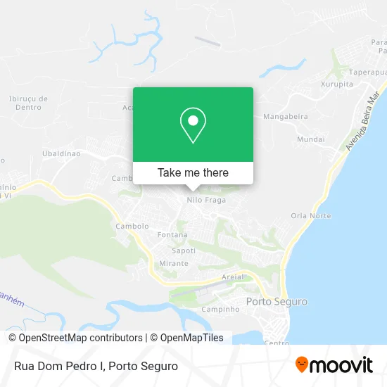 Rua Dom Pedro I map