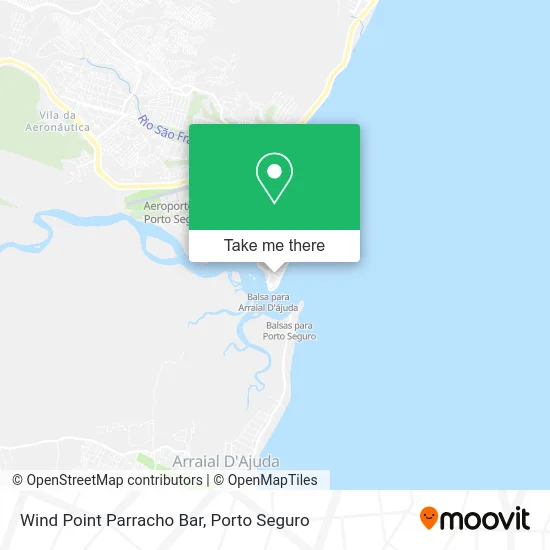 Wind Point Parracho Bar map