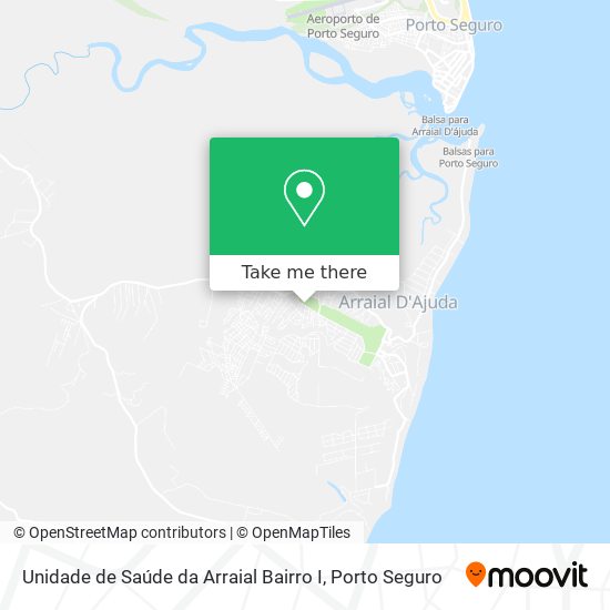 Mapa Unidade de Saúde da Arraial Bairro I