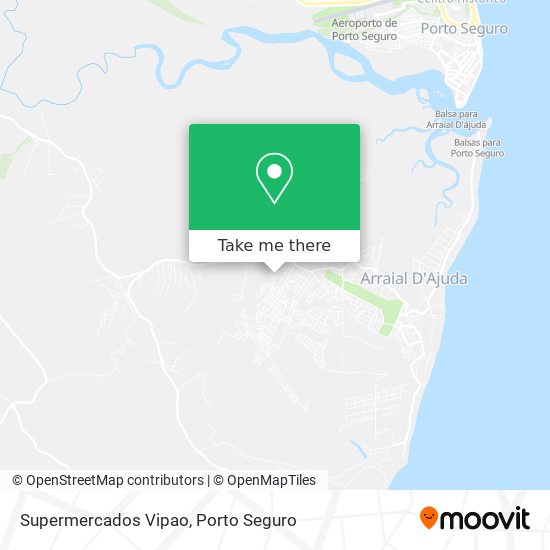 Supermercados Vipao map