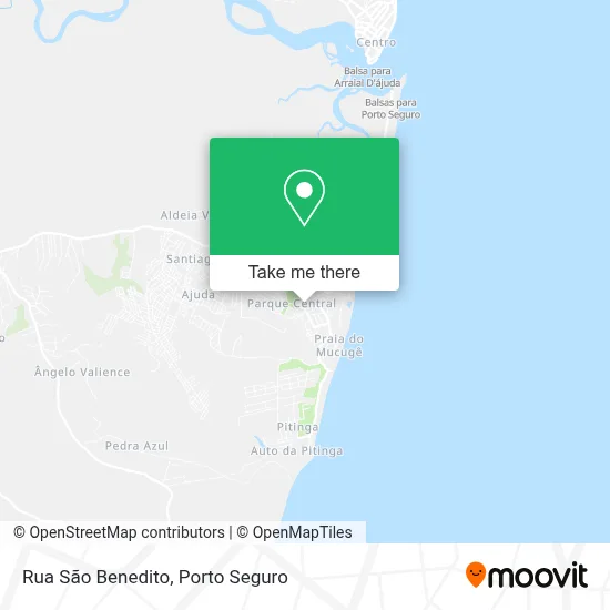 Rua São Benedito map