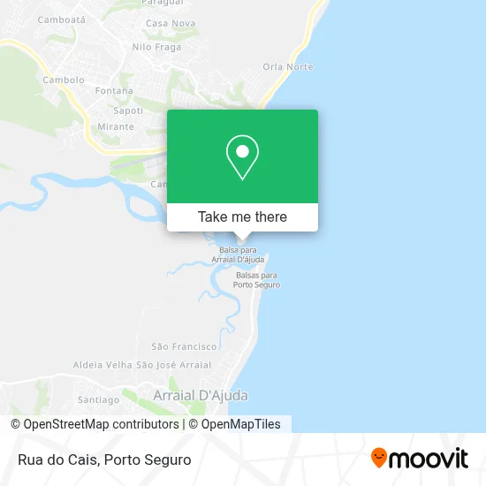 Rua do Cais map