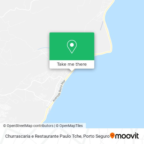 Mapa Churrascaria e Restaurante Paulo Tche