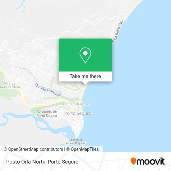 Posto Orla Norte map