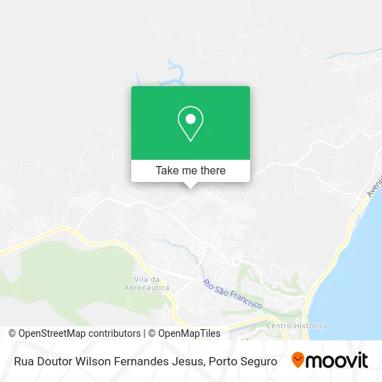 Rua Doutor Wilson Fernandes Jesus map