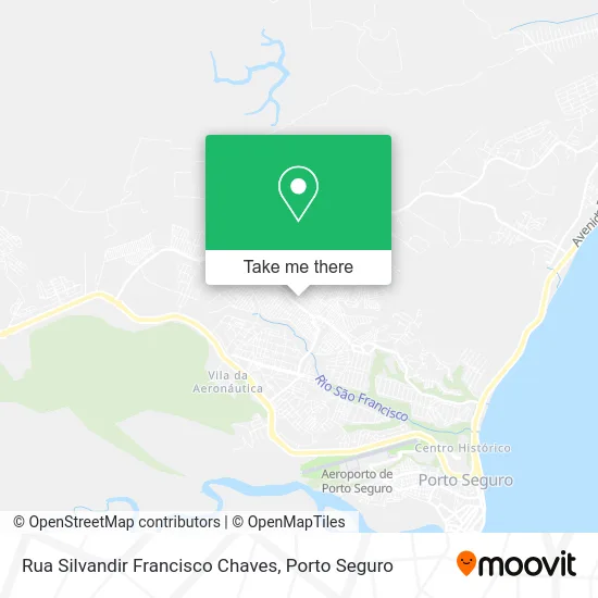 Rua Silvandir Francisco Chaves map