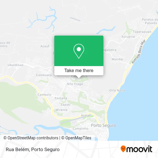 Rua Belém map