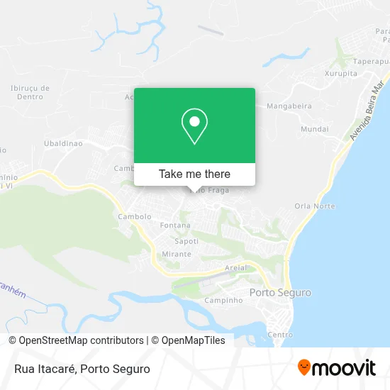Rua Itacaré map