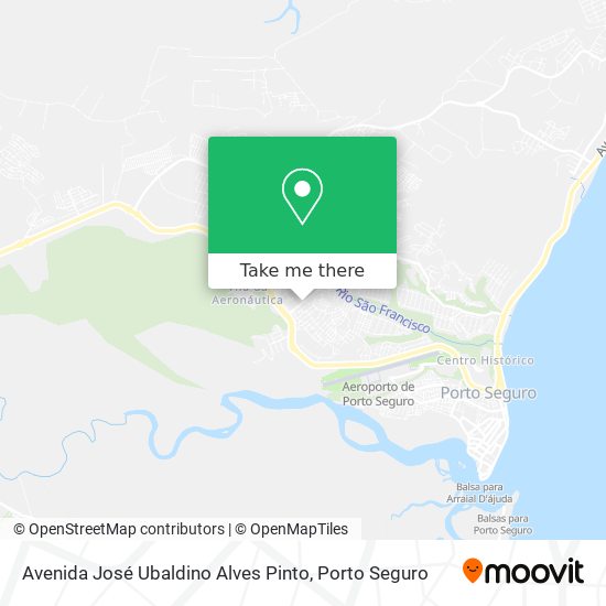 Mapa Avenida José Ubaldino Alves Pinto