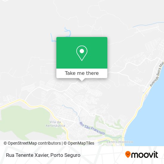 Rua Tenente Xavier map