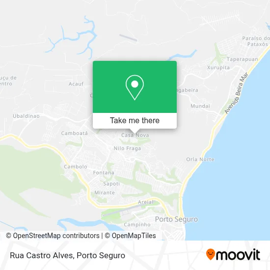 Rua Castro Alves map