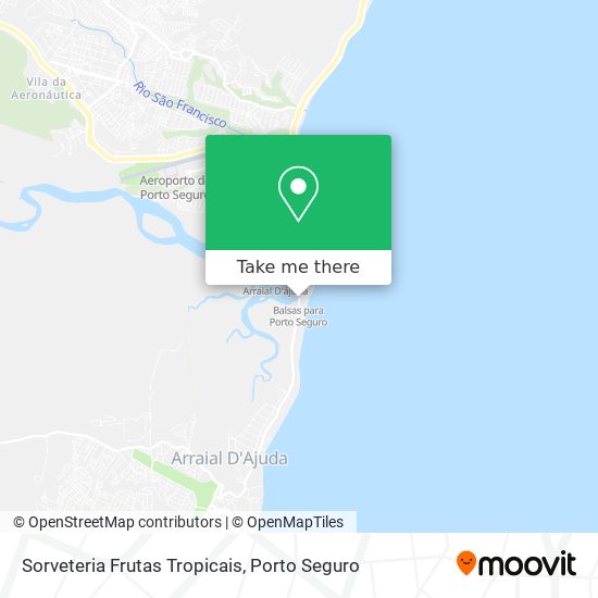 Sorveteria Frutas Tropicais map