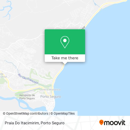 Praia Do Itacimirim map
