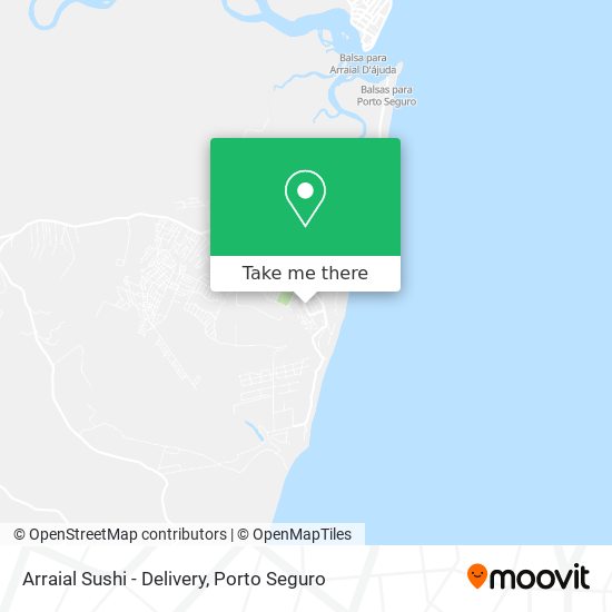 Arraial Sushi - Delivery map