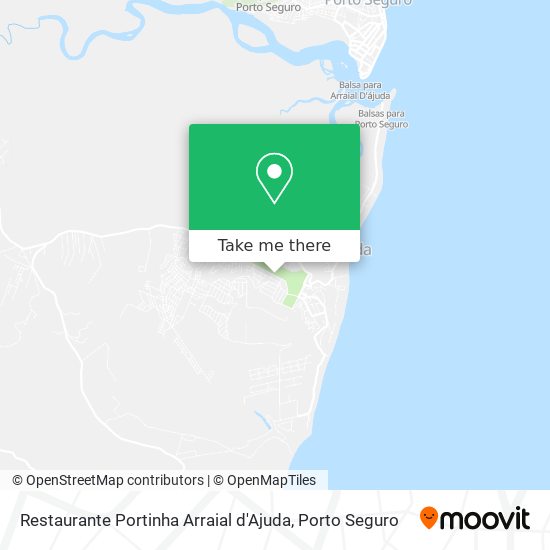 Restaurante Portinha Arraial d'Ajuda map