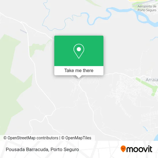 Pousada Barracuda map