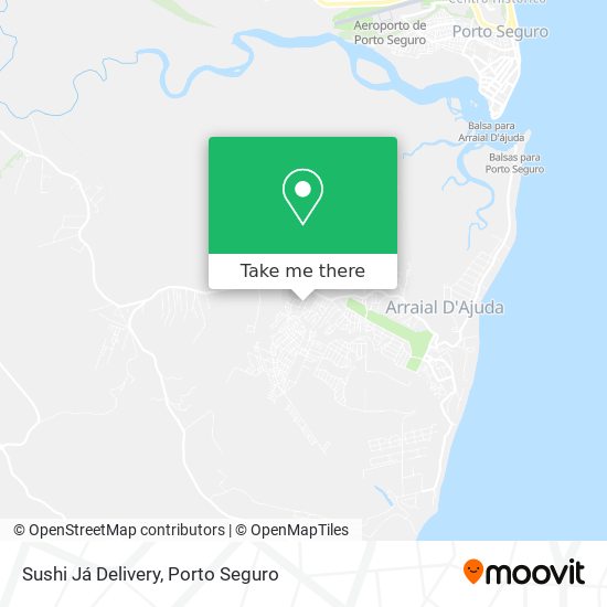 Sushi Já Delivery map