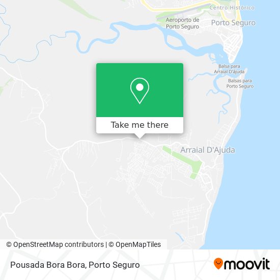 Pousada Bora Bora map