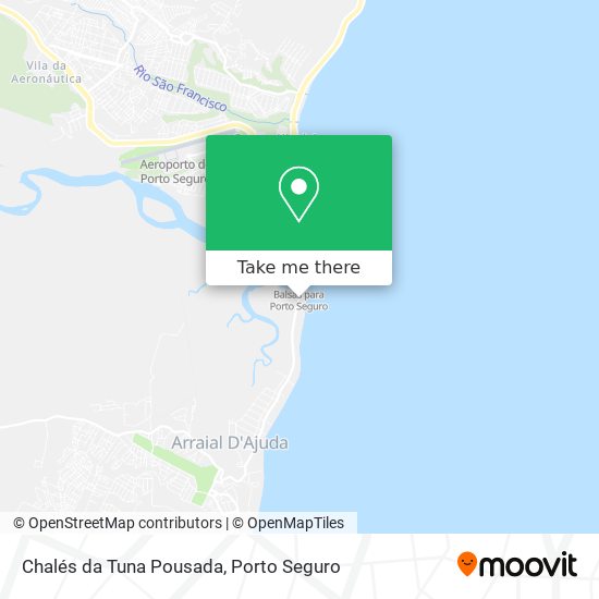 Chalés da Tuna Pousada map