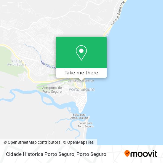 Cidade Historica Porto Seguro map