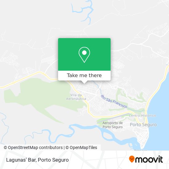 Lagunas' Bar map