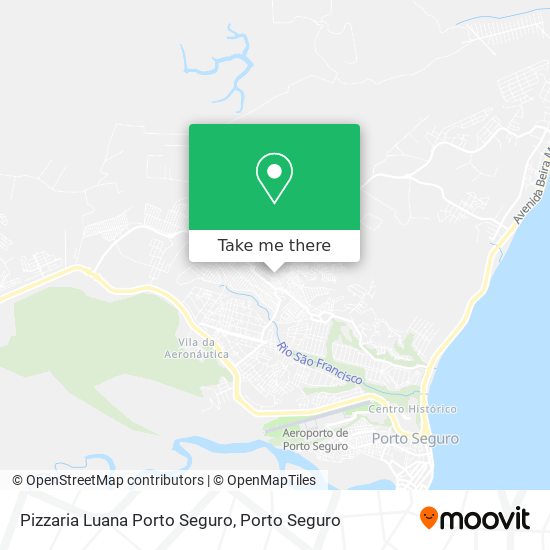 Pizzaria Luana Porto Seguro map