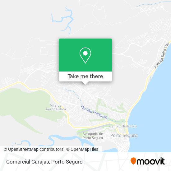 Comercial Carajas map